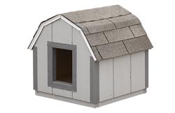 Dog houses available in different sizes
