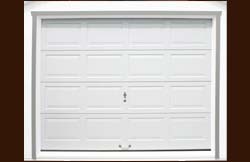 Solid garage door