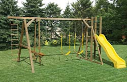 Wood Swing Set