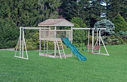 Wood Swing Set