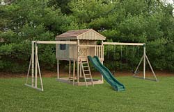 Wood Swing Set